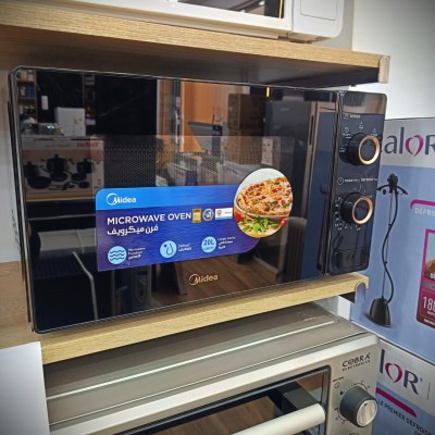 MIDEA Micro-onde 20L 700W Porte bouton poussoir NOIR