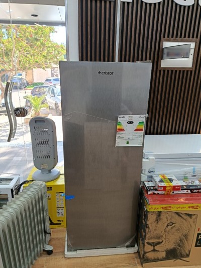 CRISTOR Congélateur ICEBERG vertical 6 tiroirs INOX 214L