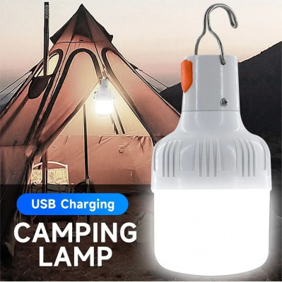 LAMPE DE CAMPING ET SECOURS LED RECHARGEABLE  مصباح التخييم والطوارئ قابل للشحن