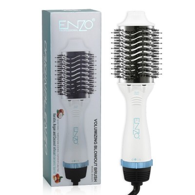 ENZO Brosse volumisante soufflante seche cheveux coconut 1500w