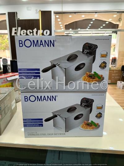 BOMANN Friteuse a l'huile 3L Inox 2000w
