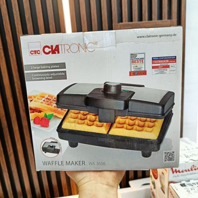 CLATRONIC Gaufrier Waffle maker 2 bacs