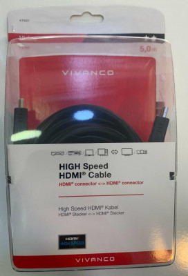 CABLE HDMI 5M VIVANCO