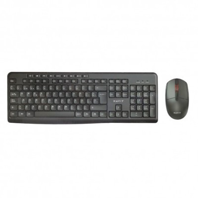COMBO CLAVIER AVEC SOURIS SANS FIL HAVIT KB269GCM