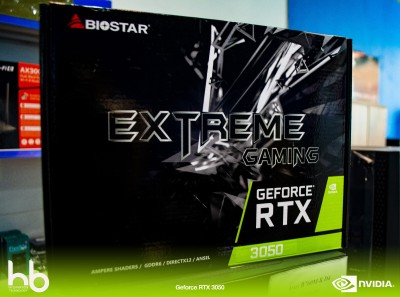 RTX 3050 Biostar 6GB 128BIT GDDR6 3DP/1HDMI EXTREME GAMING 