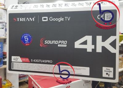 TV STREAM 4K 43" GARANTIE 5 ANS