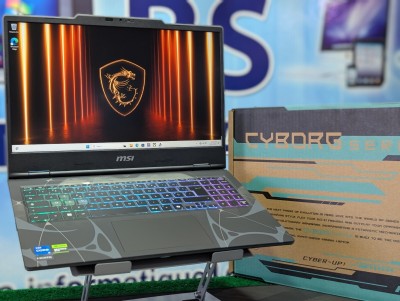 MSI CYBORG 15 I5 13420H 16GO RAM 512SSD 15.6 FHD 144HZ RTX 5050 08GO JAMAIS UTILISÉ