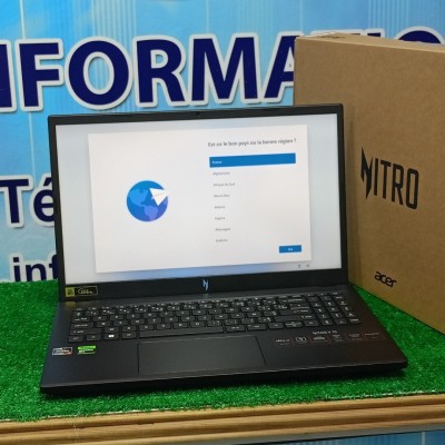 Acer Nitro V15 AMD Ryzen 7 7735HS RAM 16Gb 1TB SSD RTX 4060 8GB écran15.6144GHz Neuf jamais utilisé