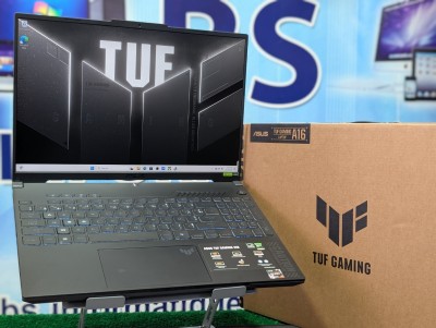 ASUS TUF A16 AMD RYZEN 7 7445HS 16GO RAP 512SSD RTX 4050 06GO 16.1 FHD 165HZ JAMAIS UTILISÉ