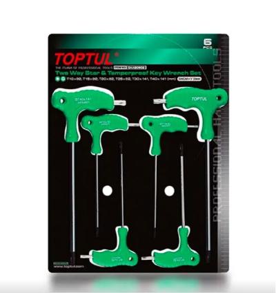 Jeu de 6 clés torx à poignée GAAS0602 toptul