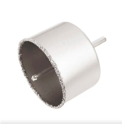 Scie a cloche céramique avec mèche guide  100mm divers