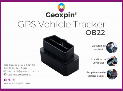 GEOXPIN Traqueur GPS OBD (Plug & Play OB22)