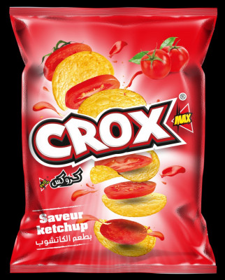 Crox Chips Potato Saveur Ketchup 