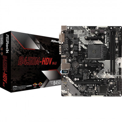 CARTE MERE ASROCK AMD AM4 B450M-HDV R4.0