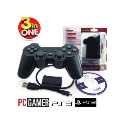 Manette de jeu sans fil 3 en 1 DUAL SHOCK (PC/PS3/PS2)