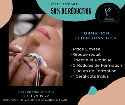 esthetique-beaute-promo-fin-dannee-formation-extension-de-cils-cheraga-alger-algerie