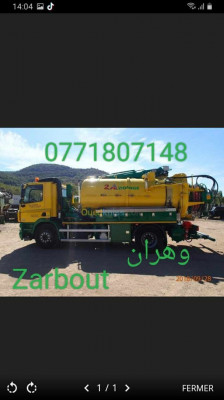 nettoyage-jardinage-camion-vidange-bir-el-djir-oran-algerie