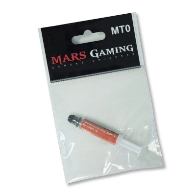MARS GAMING MT0 - PÂTE THERMIQUE HAUTE PERFORMANCE - CONDUCTIVITÉ 6 W/MK - GRIS