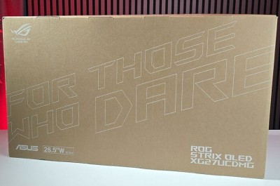 ECRAN ASUS ROG STRIX XG27UCDMG - GAMING 27" 4K UHD - QD-OLED - 240HZ - 0.03 MS - AJUSTABLE - BLACK