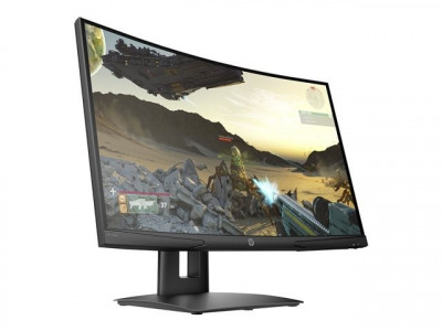 HP X24c Écran gaming incurvé  23,6" Full HD Tactile -  4 ms  - 144 Hz - AMD FreeSync