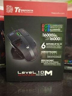 Tt eSPORTS by Thermaltake Level 10M Advanced - SOURIS FILAIRE POUR GAMER - 10 BOUTONS - 16000 DPI