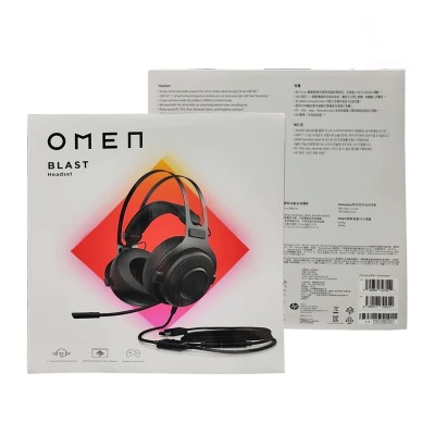 HP OMEN BLAST CASQUE FILAIRE- 7.1 SURROUND-  USB - NC -MULTIPLATEFORM - XBOX ONE /PS4/ PC -BLACK
