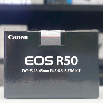 CANON EOS R50 - APPAREIL PHOTO HYBRIDE 4K - RF-S 18-45MM STM - 24,2 MP - WI-FI - BLUETOOTH - TACTILE