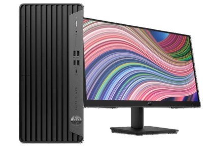 HP ELITE TOWER 800 G9 - CORE I7-12700 - 8GB - 512 SSD + ÉCRAN  22" HP V22 G5 -CLAVIER + SOURIS 