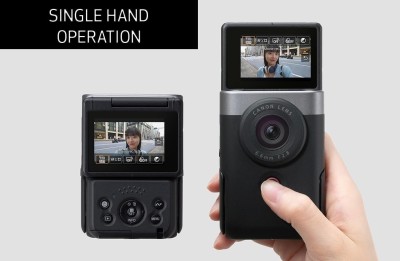 CANON POWERSHOT V10 VLOG CAMÉRA POUR CRÉATEURS DE CONTENU OBJECTIF GRAND ANGLE 19 MM