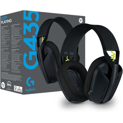 LOGITECH G435 LIGHTSPEED - CASQUE GAMER SANS FIL - BLUETOOTH - ULTRA-LÉGER - MICRO INTÉGRÉ - BLACK