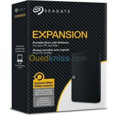 Disque Seagate Expansion 4 Tb Externe - 2.5" - USB 3.0