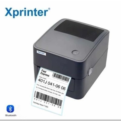 XPRINTER XP-410B - IMPRIMANTE CODE BARRE THERMIQUE 1D & 2D -USB+ BLUETOOTH - SD CARD -108mm -203 DPI