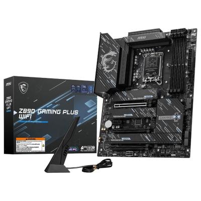MSI Z890 GAMING PLUS WIFI - ATX SOCKET 1851 - Intel Z890 - 4X DDR5 - M.2 PCIE 5.0 - WI-FI 7 - LAN 5G