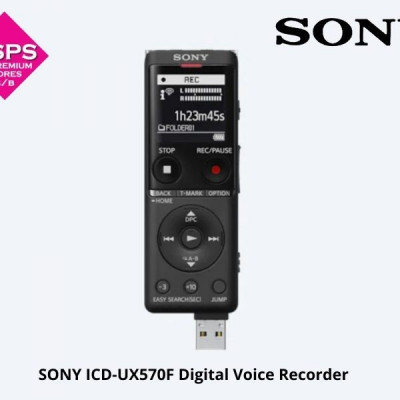 SONY ICD-UX570F - Enregistreur Vocal Numérique Léger mémoire intégrée de 4 Go