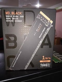 WD  Black SSD  SN850 1 To M.2 2280 NVMe 7000 Mo/s