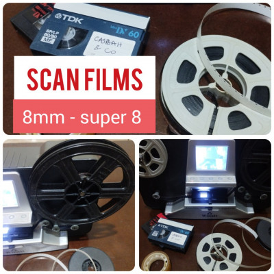 Films 8mm / Super 8mm, Scan, Numérisation, Transfert