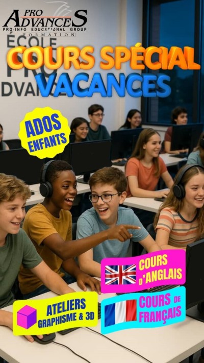 Cours d'été: Ateliers Graphisme et 3D