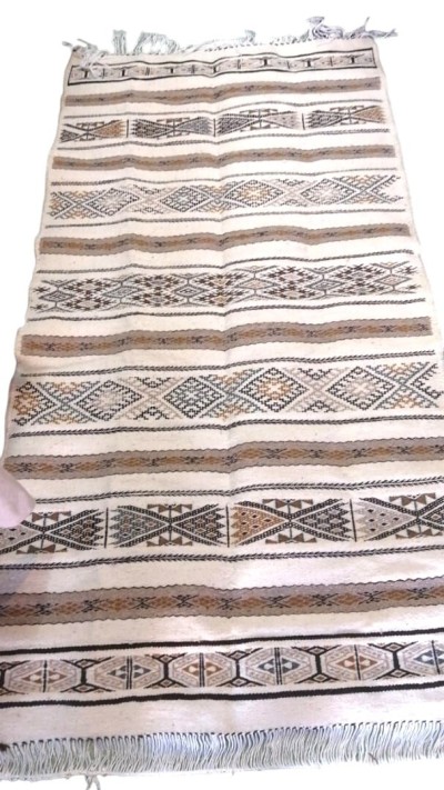 Tapis traditionnel parfait pour votre sol fait main par les gens de Ghardaïa 2 x 1 (m)