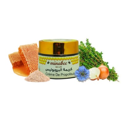 Crème de Peau à Base De Propolis Pure et 100% naturel Sans Additifs 30gr