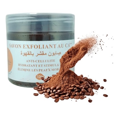 Savon Exfoliant & Tonifiant Café Éveil du Corps & Anticellulite Naturel