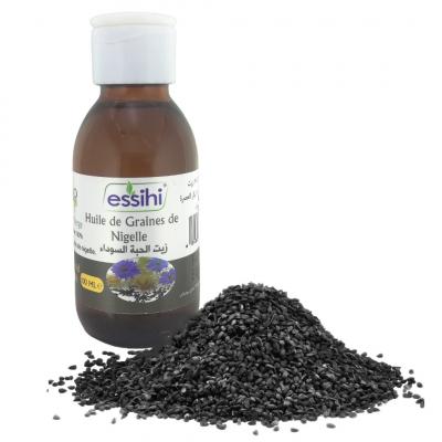 Huile de Nigelle (Cumin Noir) Pressée à Froid Pure et 100% naturel Sans Additifs 100ml