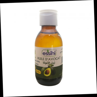 Huile d'Avocat Pressée à Froid Pure et 100% naturel Sans Additifs 100ml