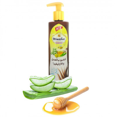 Shampoing au Miel et l'Aloe Vera Pour Tout Types de Cheveux 250 ml