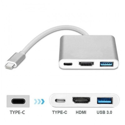 ADAPTATEUR PROETCH TYPE C 3.1 TO USB 3.0 4 PORTS