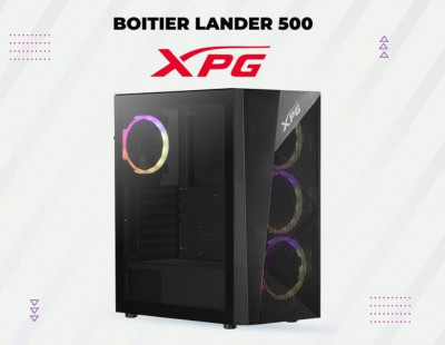 XPG Lander 500 RGB Black ATX Case