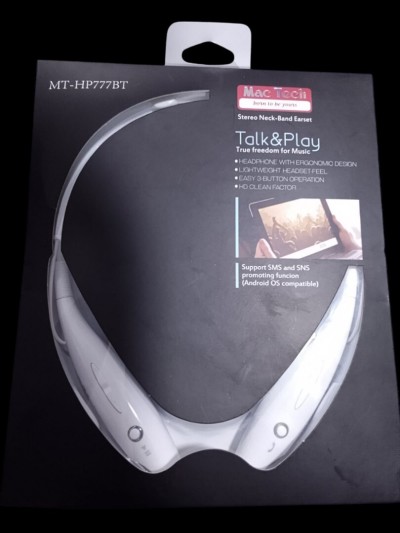 CASQUE BLUETOOTH MACTECH HP 777 WHITE