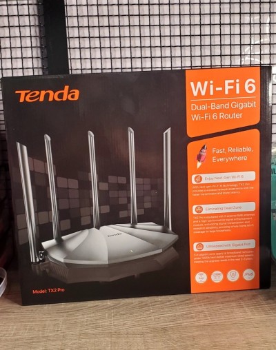 ROUTEUR TENDA TX2 PRO AX1500 DUAL BAND GIGABIT WIFI 6
