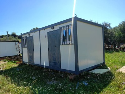 Chalet préfabriqué 3/6 avec barreaudage