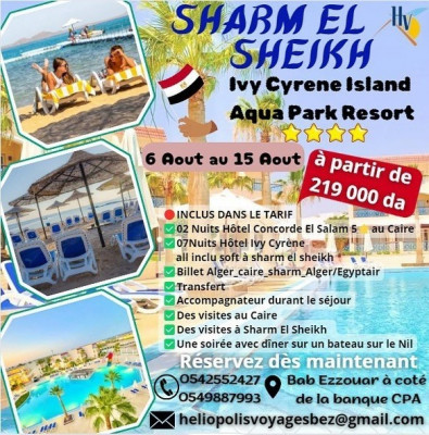 voyage-organise-sharm-el-sheikh-septembre-2024-bab-ezzouar-alger-algerie