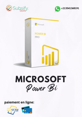 Microsoft PowerBi Abonnement + fonctionnalité avancé MS Fabric